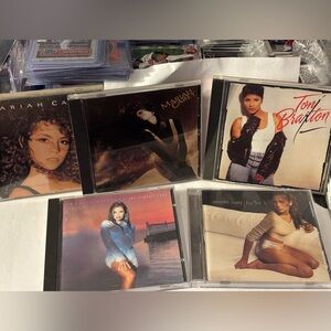 Mariah Carey Jennifer Lopez Toni Braxton Vanessa Williams Collection of 5 CDs